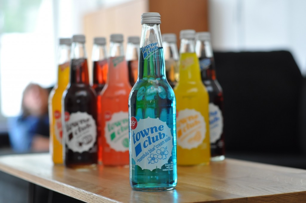 Towne Club Honolulu Blue Cream Soda