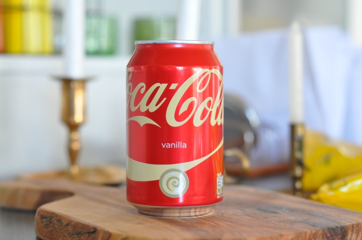 Ny design på burken till Coca Cola Vanilla