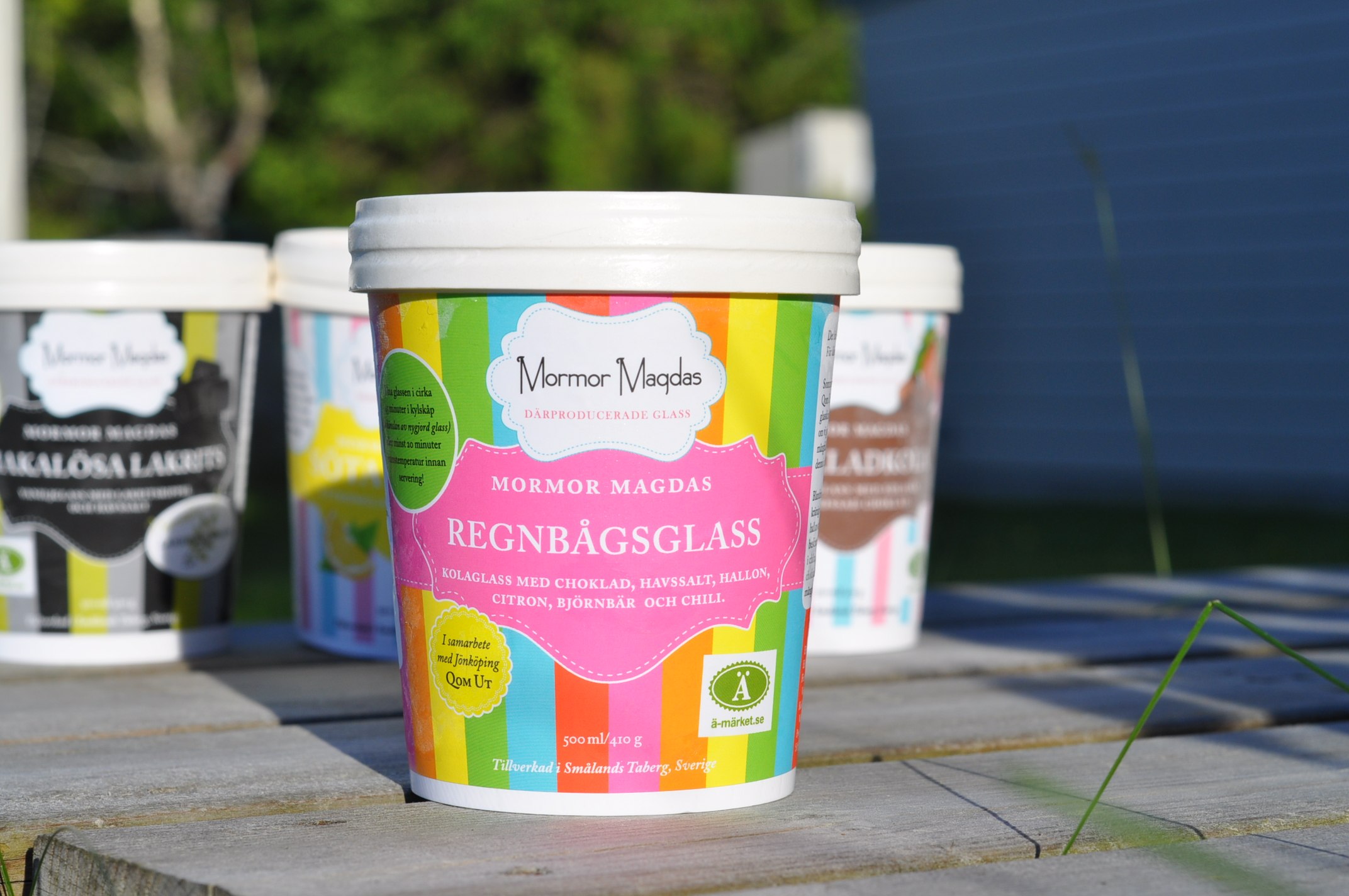 Mormor Magdas Regnbågsglass