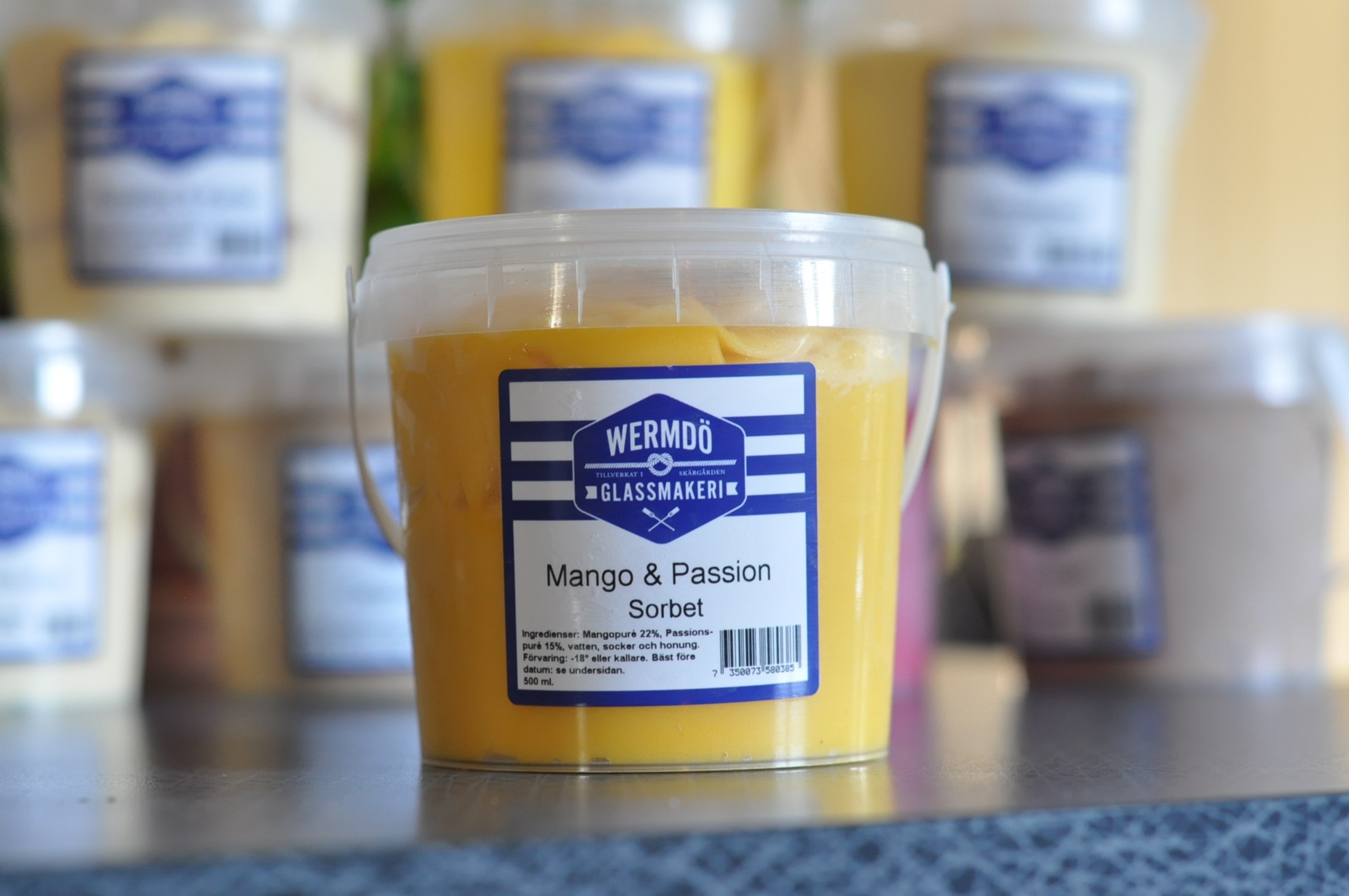 Wermdö Glassmakeri Mango & Passionfrukt Sorbet