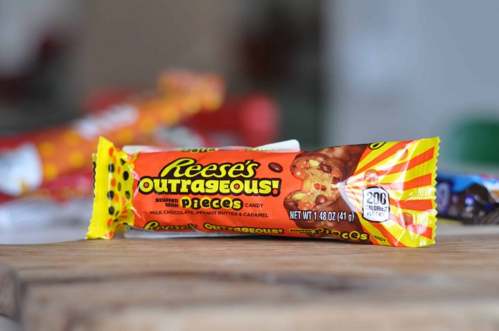 Reese's Outrageous! stuffed with Pieces candy