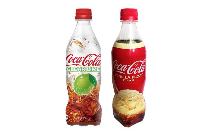 Coca-cola Clear Lime och Coca-Cola Vanilla Float