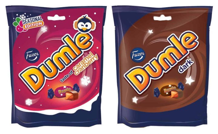 Dumle Caramel Cranberry & Dumle Dark