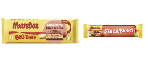 Marabou Big taste strawberry cheesecake