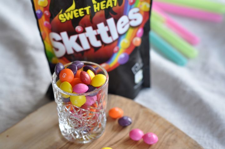 SKittles i ett glas