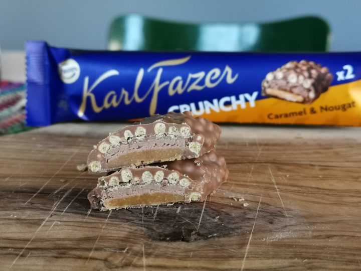 Fazer med Crunchy Caramel & Nougat