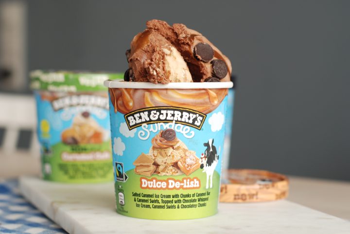 Ben & Jerry’s Sundae med smak Dulce De-lish